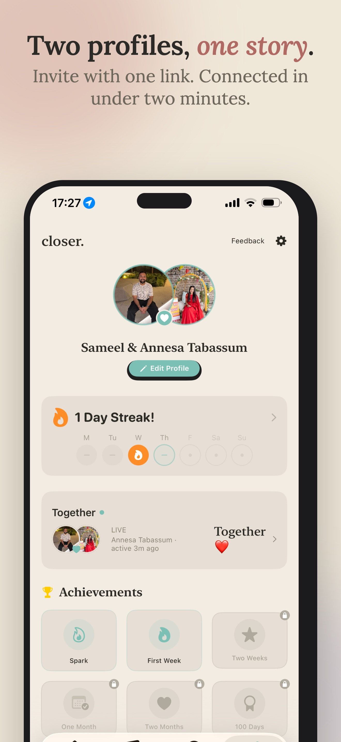 Closer: Couples App & Widgets screenshot 7