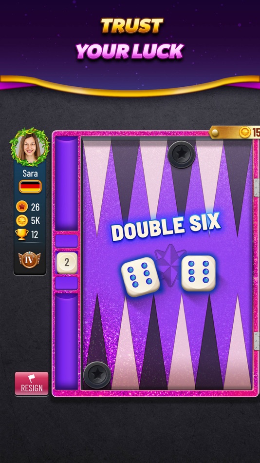 #7. Backgammon Plus - Board Games (iOS) Bởi: Zynga Inc.