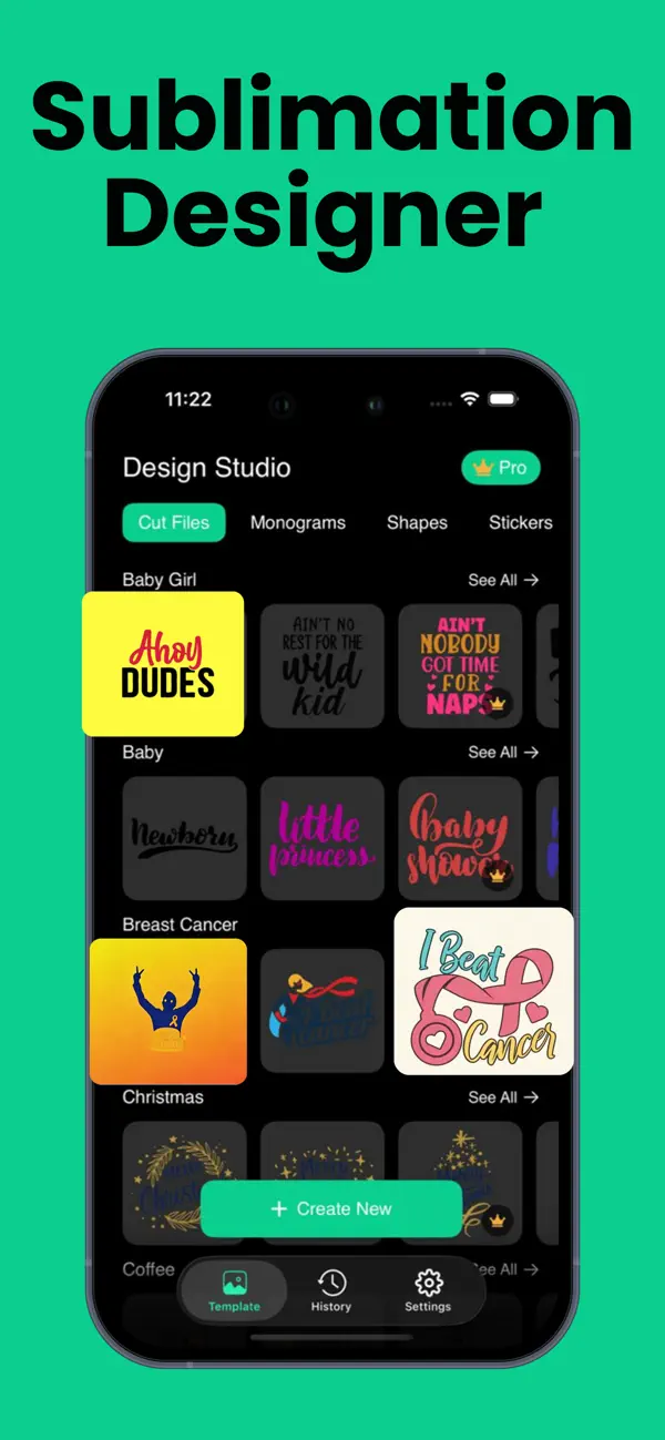 Screenshot #1 pour Craft Me: Sublimation Designer