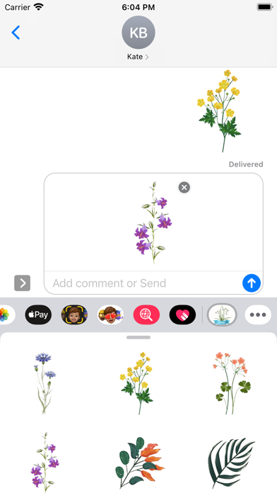 Beauty Spring Flower Stickers Screenshot