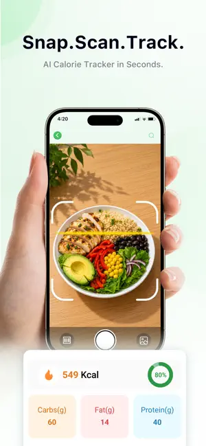 Hit Calorie:Calorie Scanner iPhone screenshot 1