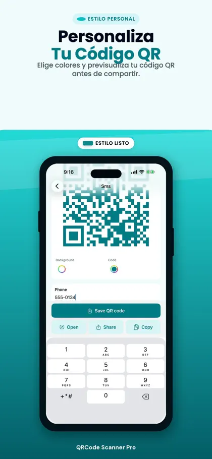 Captura de tela 3 de 6 de QR Code Scanner Pro *