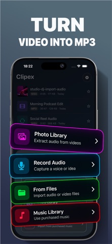 Audio Editor Ringtone Clipex screenshot