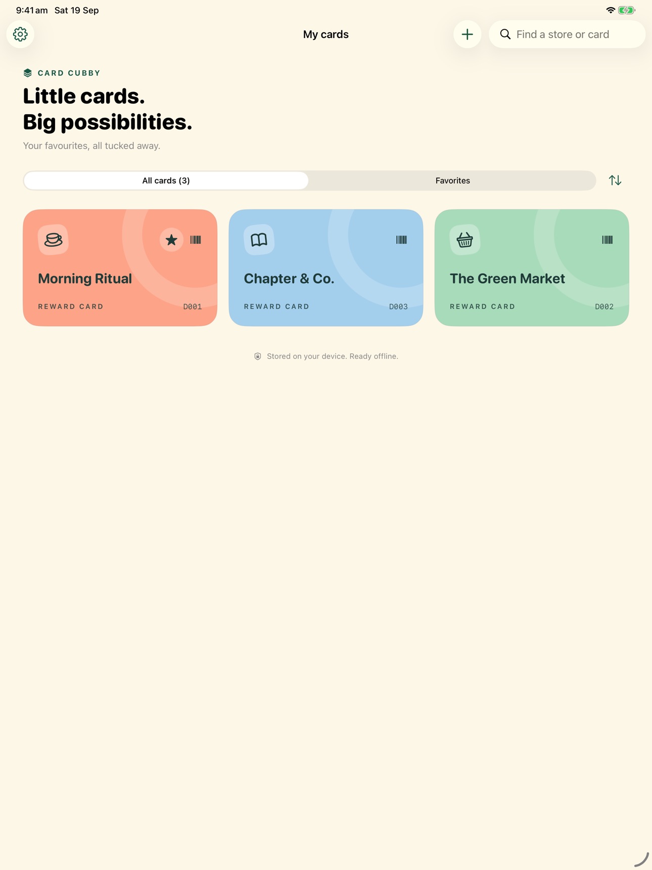 Screenshot 5 of Card Cubby