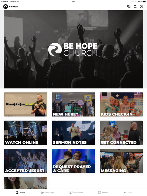 Screenshot #4 pour Be Hope Church App