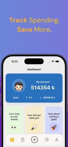 MoneyMood – Expense Tracker Screenshot 1 of 6