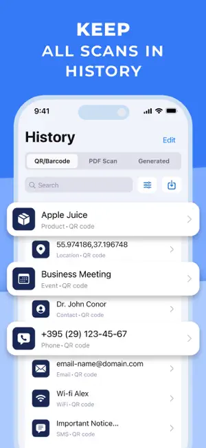QR Code Reader Quickly Scanner iPhone screenshot 5