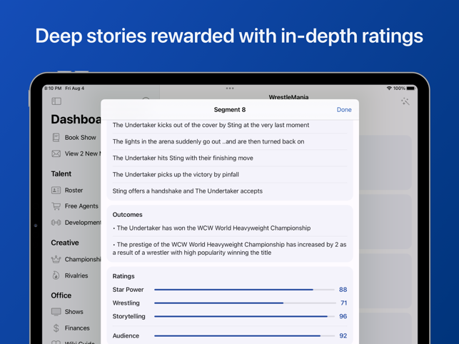 Pro Wrestling Manager Screenshot