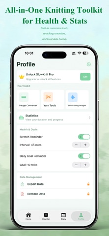 SlowKnit - Pattern Tracker iPhone screenshot