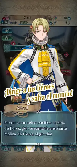 Captura de pantalla de Fire Emblem Heroes en iPhone 2