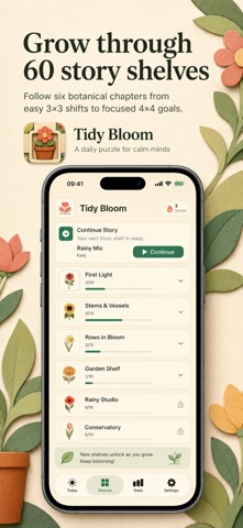 Tidy Bloom: Flower Sort iPhone screenshot
