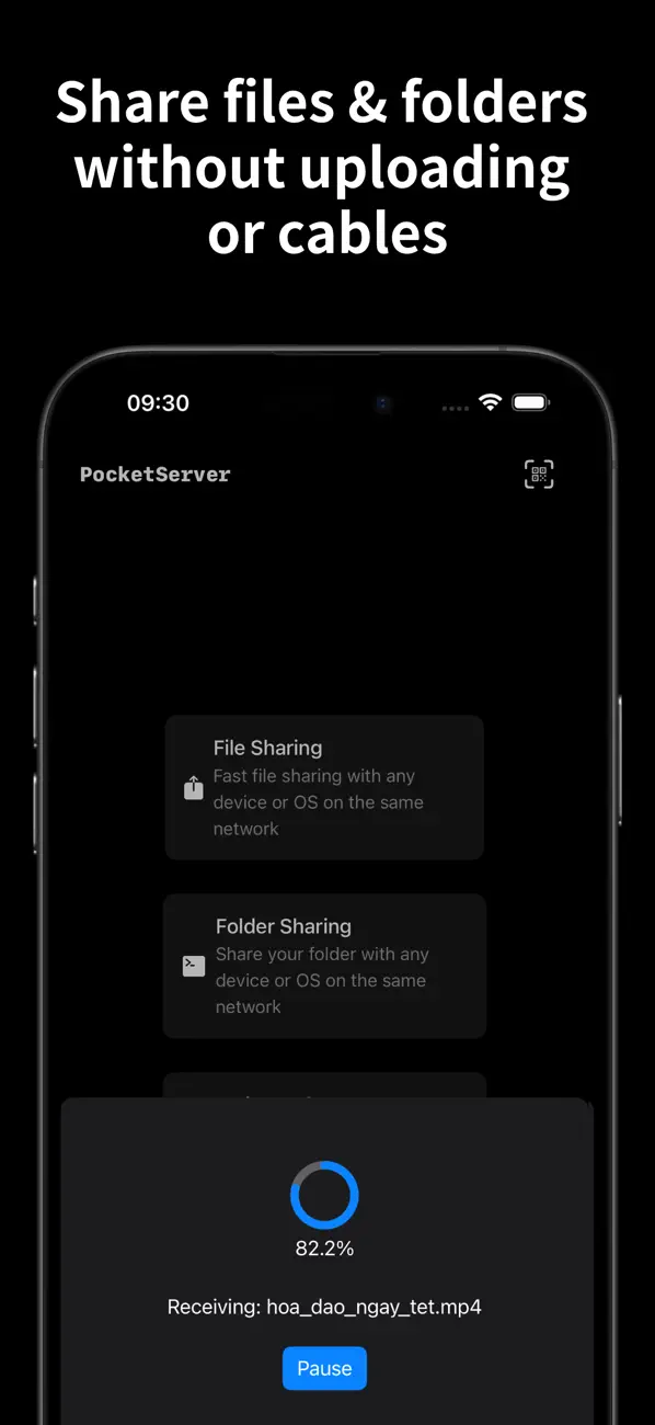#2. PocketServer: Folder Sharing (iOS) Podle: Bao Nguyen