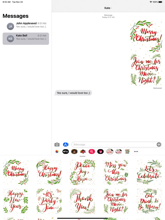 Screenshot #5 pour Christmas Invites & Greetings
