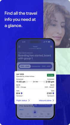 United Airlines screenshot 1