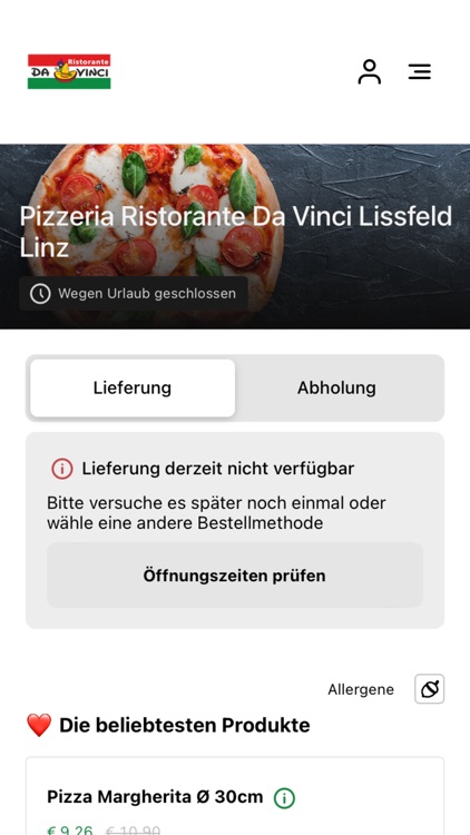 Pizzeria Ristorante Da Vinci