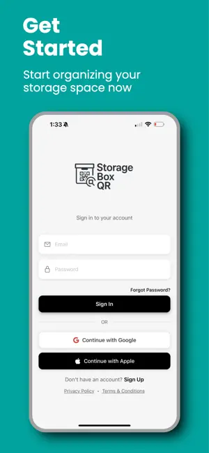 StorageBoxQR screenshot 1
