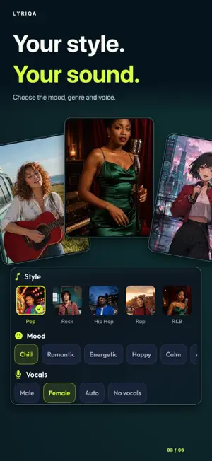 Lyriqa: AI Song & Music Maker screenshot 3