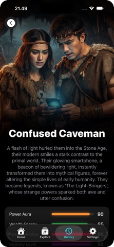 Alternate Universe You AI iPhone screenshot