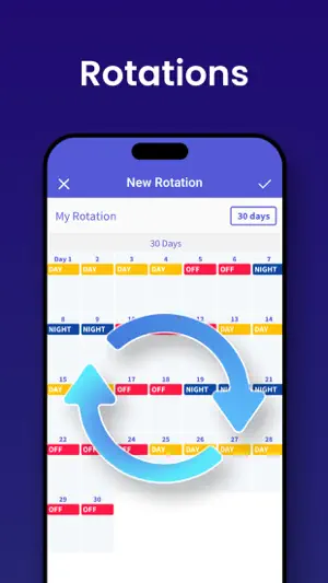 Shift Day Work Calendar: Spoke screenshot 2