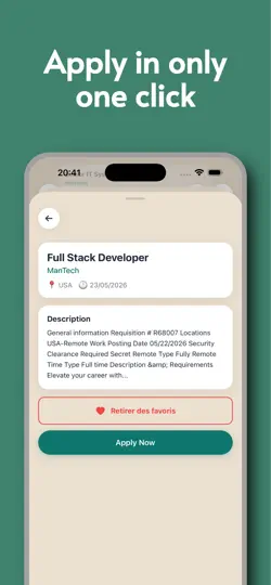 Screenshot von JobFinder: Jobs, Resume, Apply auf dem iPhone 2