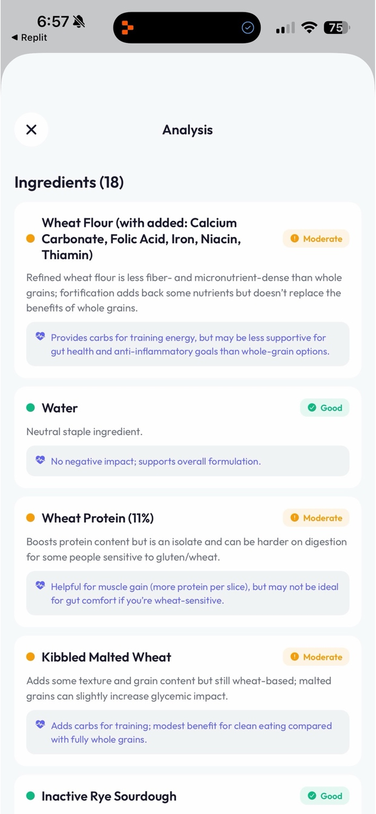 NutriScan: Food Label AI screenshot 7