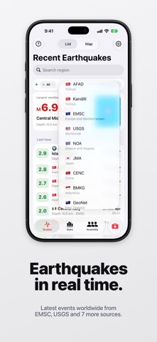 Sismik: Earthquake & Emergency Screenshot 4 of 10