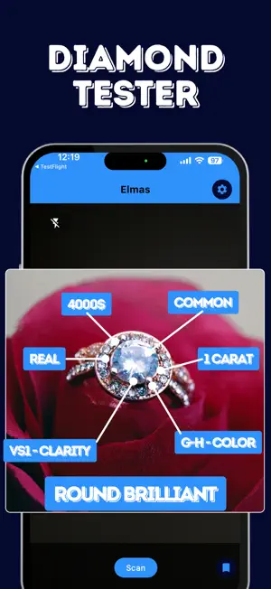 Diamond Tester & Scanner screenshot 1