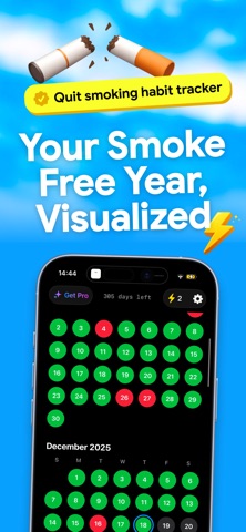 Quit 365: 1 Year Smoke Free iPhone screenshot