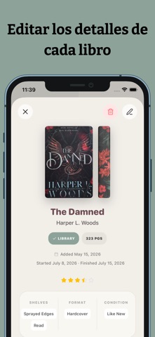 Mibrary: Libros, TBR y más iPhone screenshot 6