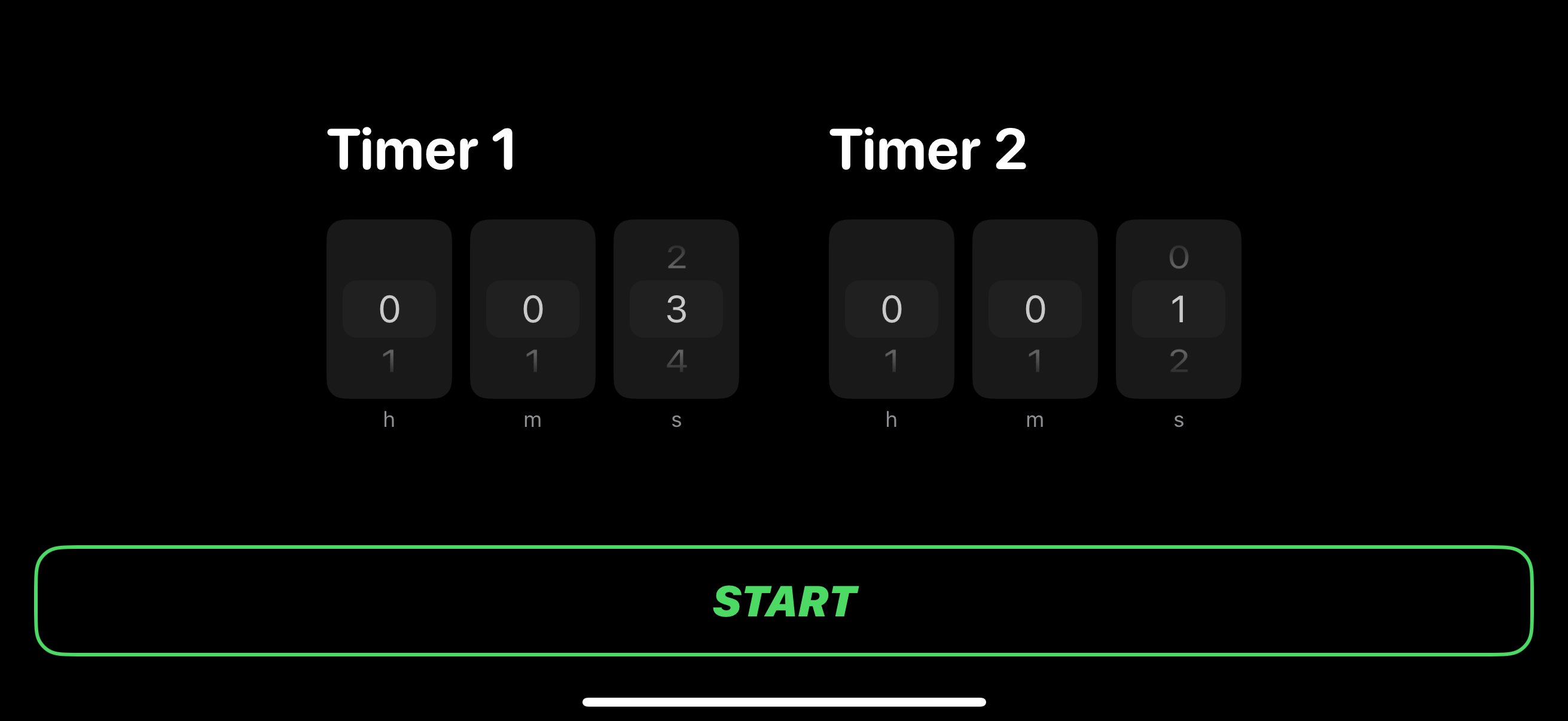 FlipTimer: Minimal Dual Timer