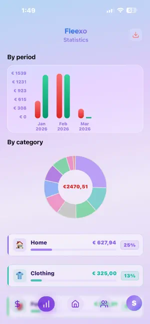 Fleexo - Expense tracker screenshot 3