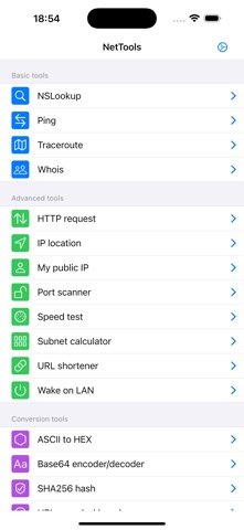 NetTools - Network Toolbox Screenshot 1 of 7
