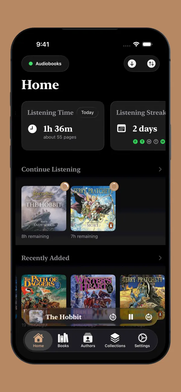#4. Prologue Audiobook Player (iOS) 作者: Lachlan Charlick