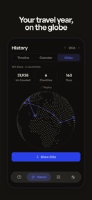 Countly – Country Days Tracker screenshot