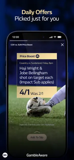 William Hill Sports Betting iPhone screenshot 5