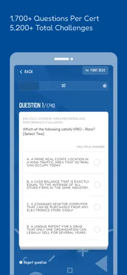 IMA Exam Prep 2026: With AI iPhone Screenshot 3