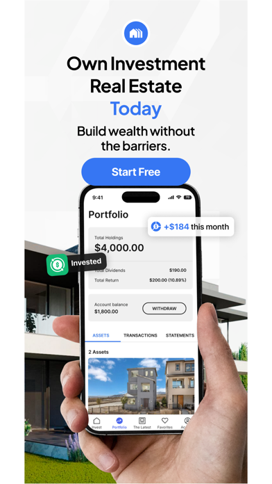 Casa Shares iPhone screenshot 1 - Finance app