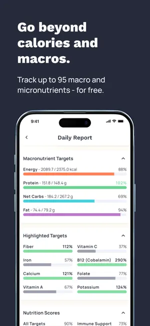 Cronometer: Calorie Counter screenshot 3