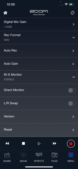 Screenshot of HandyRecorder