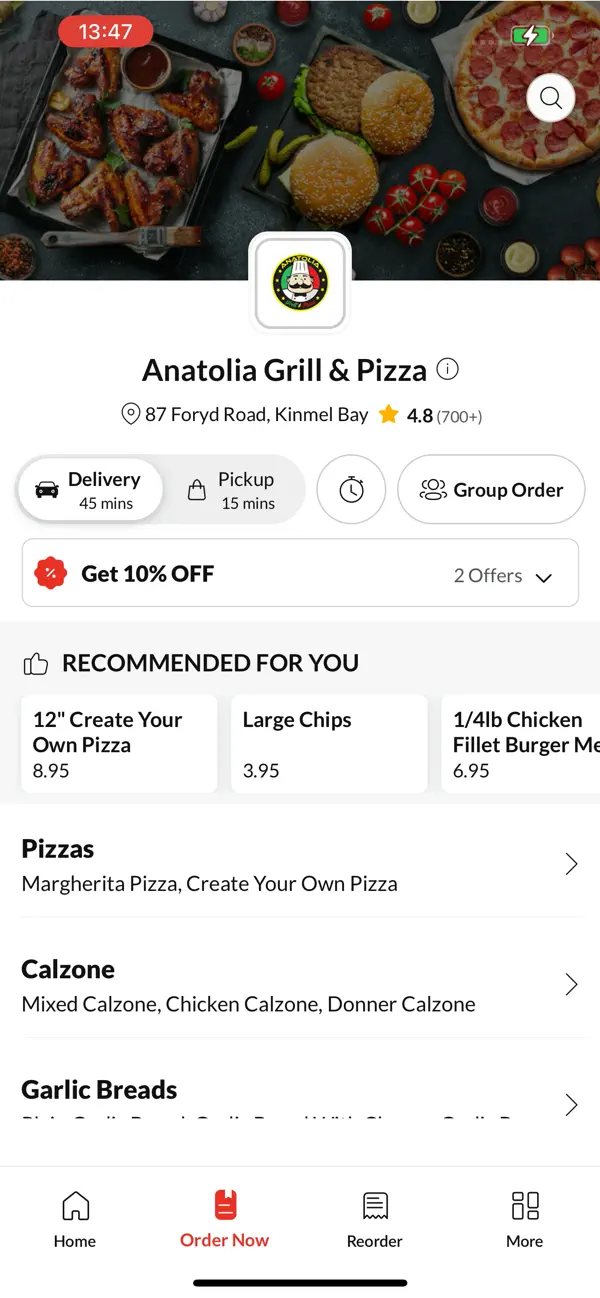 Screenshot #3 pour Anatolia Grill & Pizza