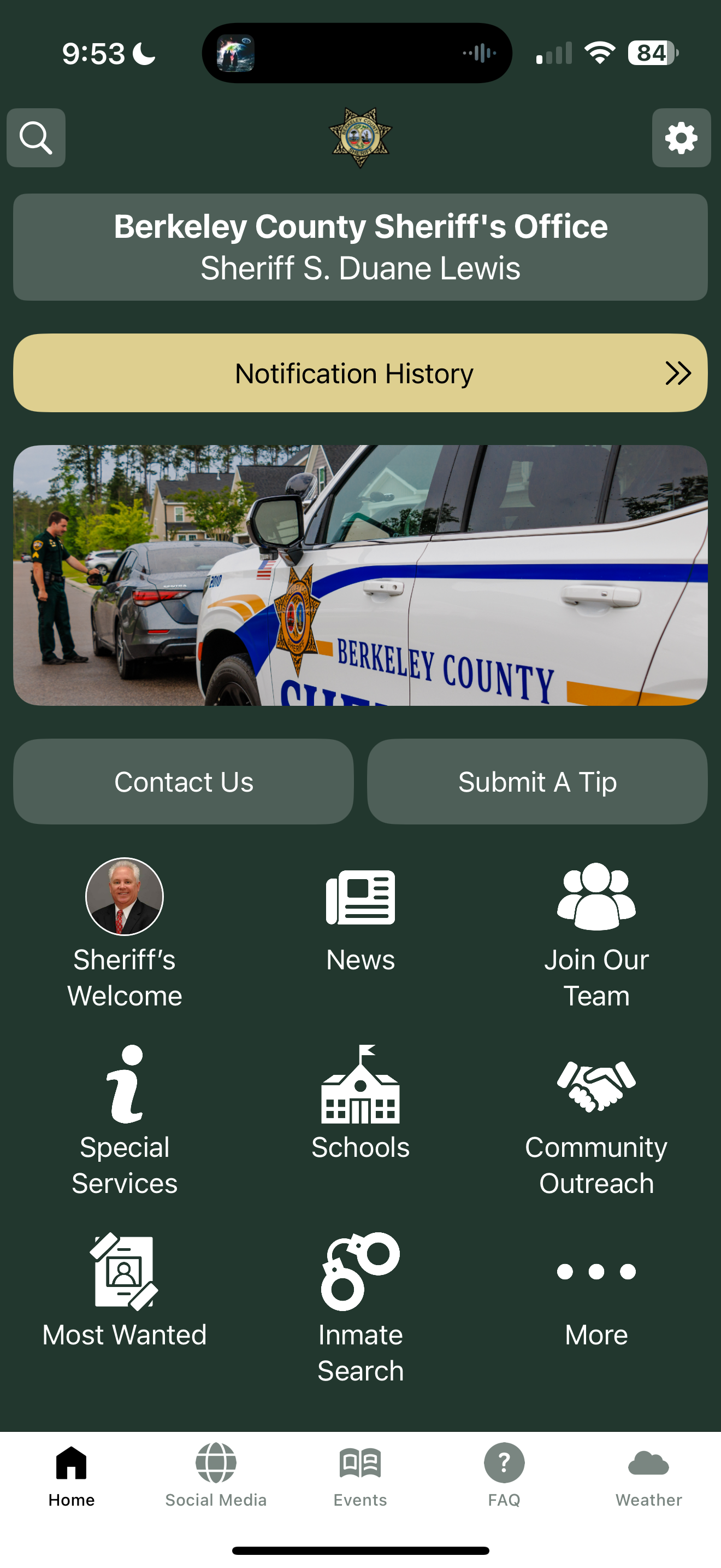 Berkeley County Sheriff SC