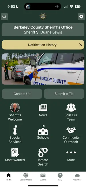 Berkeley County Sheriff SC screenshot 1