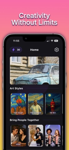 Fluxio: AI Photo Editor iPhone screenshot