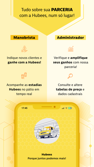 Hubees Parceiros Screenshot