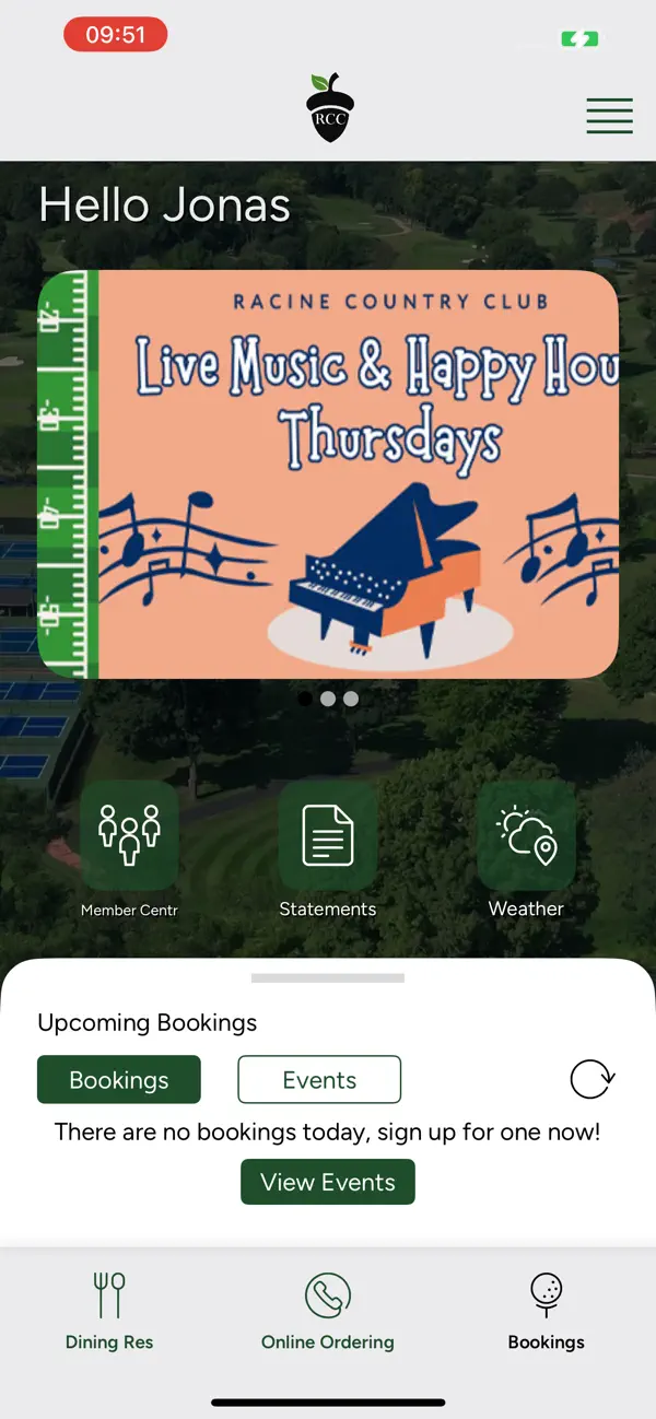 Screenshot #1 pour Racine Country Club