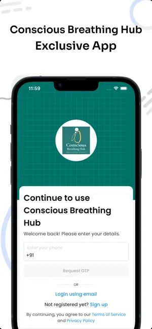 Conscious Breathing Hub screenshot 1