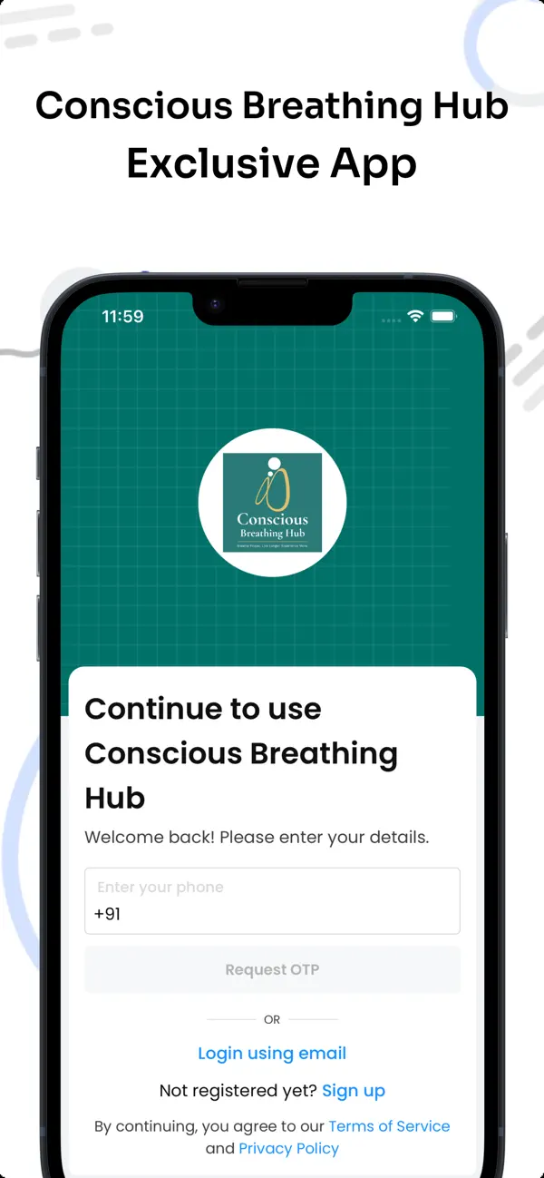 Screenshot #1 pour Conscious Breathing Hub