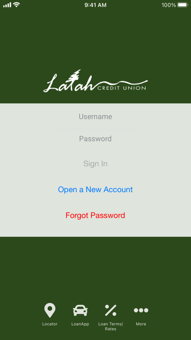Lassen Federal Credit Union Screenshot