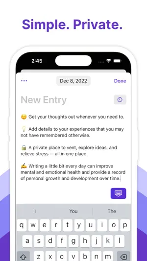 Retrospect - Smart Journal screenshot 1