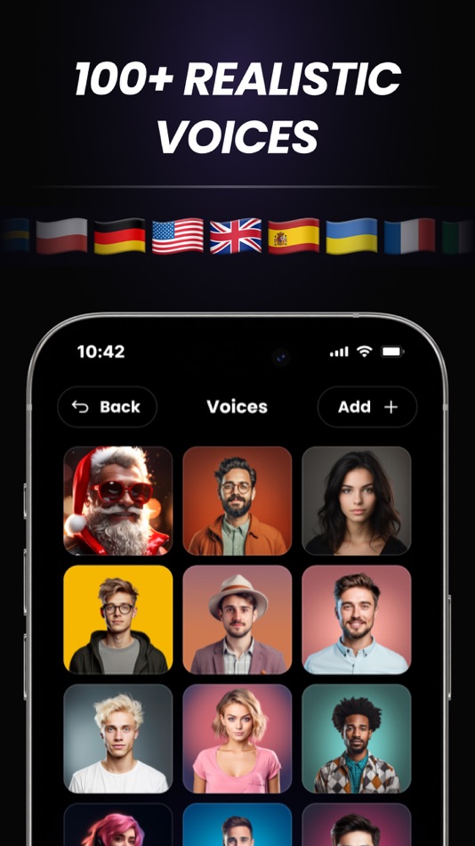#4. Echo AI: Make Song, VO Speech (iOS) By: Perfomante video ads UAB